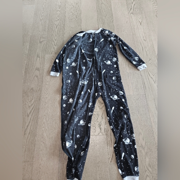 Bundle 5/$20. Carter's Black Space Print One-piece Pajamas - Picture 2 of 3